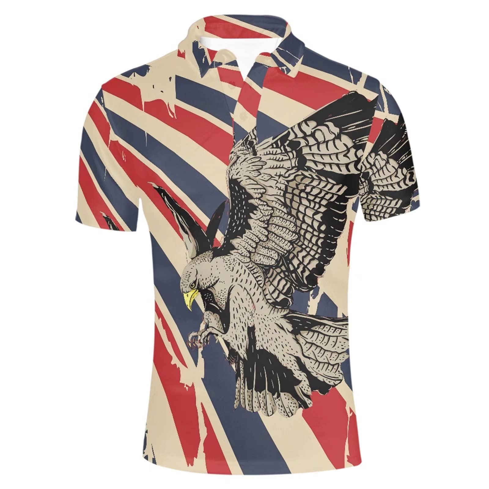 Big and Tall Classic Fit Short Sleeve Hawaiian Shirts for Men - Soft Cotton Turn Down Collar Aloha Shirt - Perfect for Beach Vacation, Summer Party & Casual Wear
