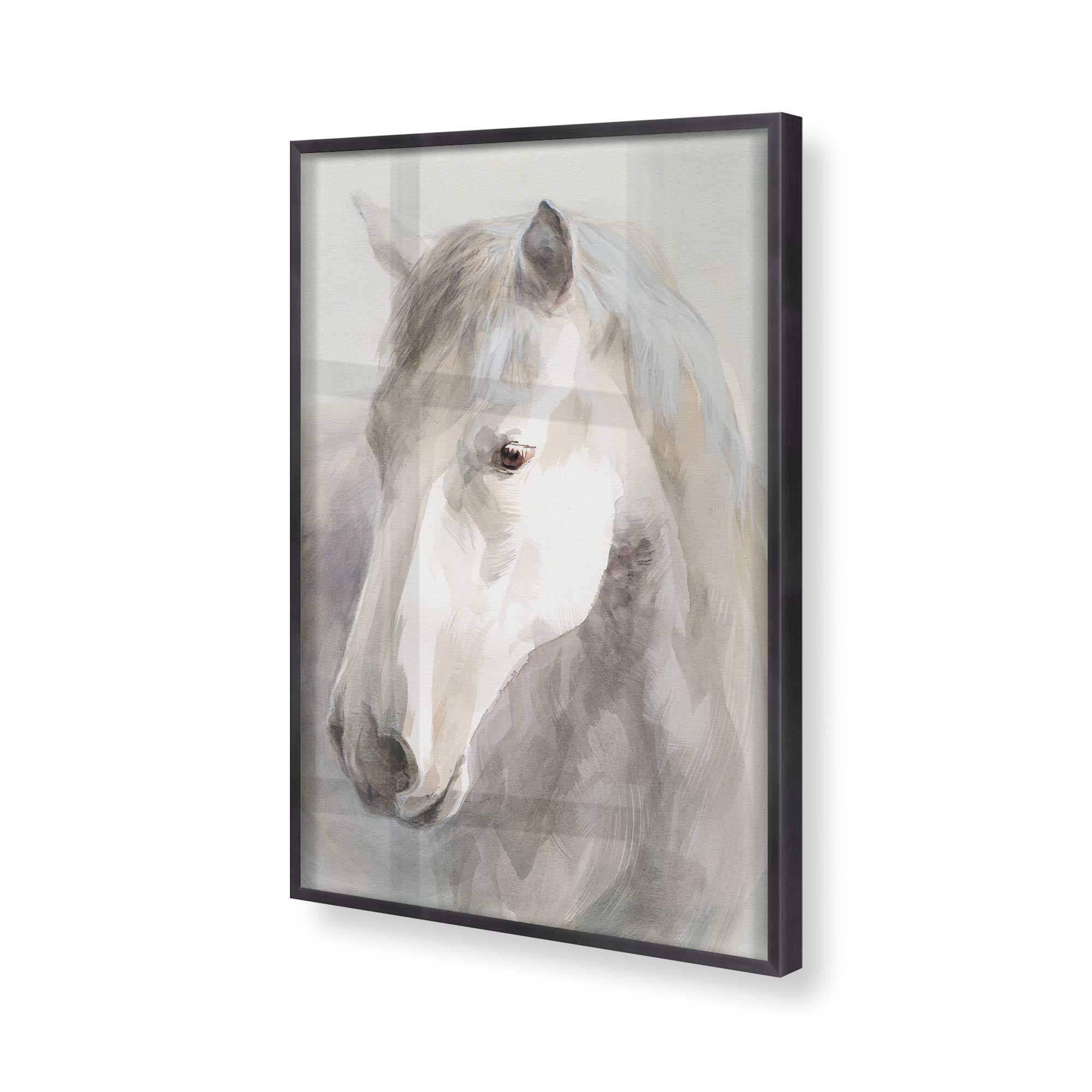 Dreamy White Horse Print T-Shirt - Elegant Equestrian Design for Women & Girls - Perfect for Riding, Casual Wear & Gifts