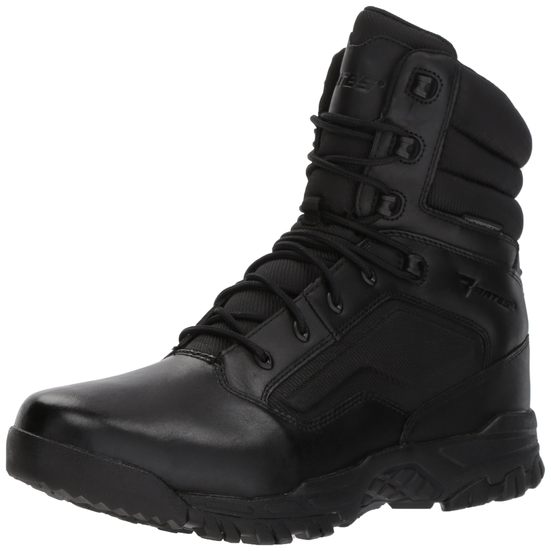 Bates Siege Waterproof Side Zip Men's Tactical Boots - Durable & Comfortable for Outdoor Work, Hiking, and Military Use