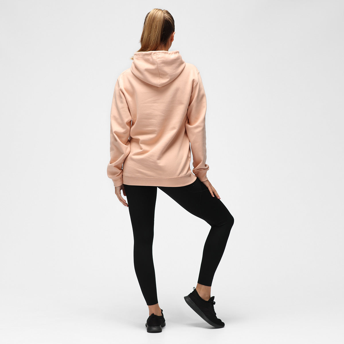 Peach Diamond Hoodie for Women - Soft & Stylish Pullover Sweatshirt - Perfect for Casual Wear, Gym, and Outdoor Activities