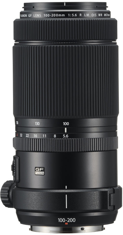 FUJIFILM GF 100-200mm f/5.6 R LM OIS WR Telephoto Zoom Lens for GFX Cameras - Professional Portrait & Landscape Photography, Travel & Outdoor Shooting