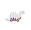 Dinosaur Iron-On Patches for Clothes - White Dino Icons for DIY Customization | Perfect for Jackets, Backpacks & Denim