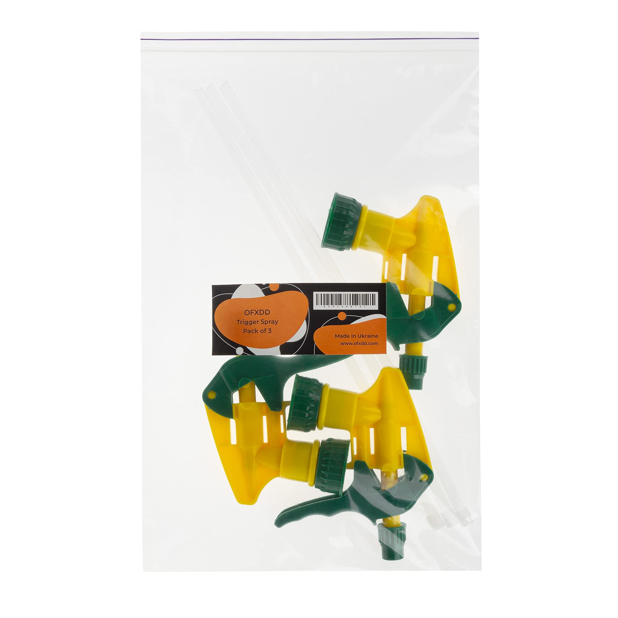 Industrial Trigger Sprayer for Water Bottles (3-Pack) - Gardening & Cleaning Use