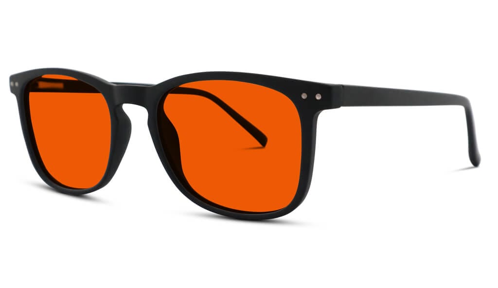 Nightfall Taylor Blue Light Blocking Glasses - Anti Eye Strain for Sleep & Screen Time (Black) | Perfect for Gaming, Working & Nighttime Use