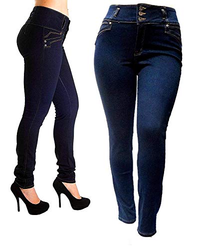 Dark Blue High Waisted