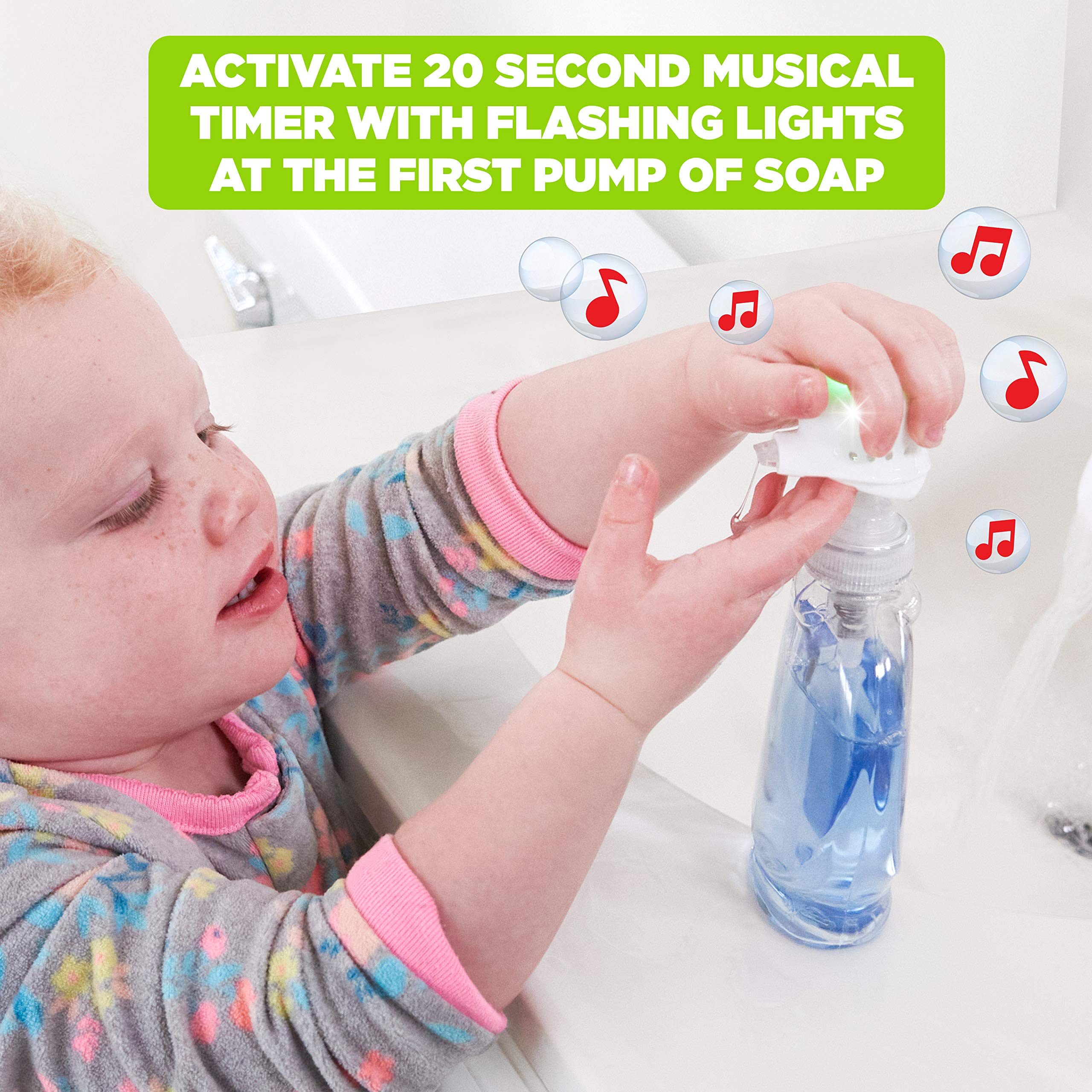 Sesame Street Cookie Monster Musical Soap Dispenser with Timer - Fun Hand Wash Timer for Kids, Perfect for Bathroom & Kitchen Sink - Great Gift for Toddlers & Preschoolers