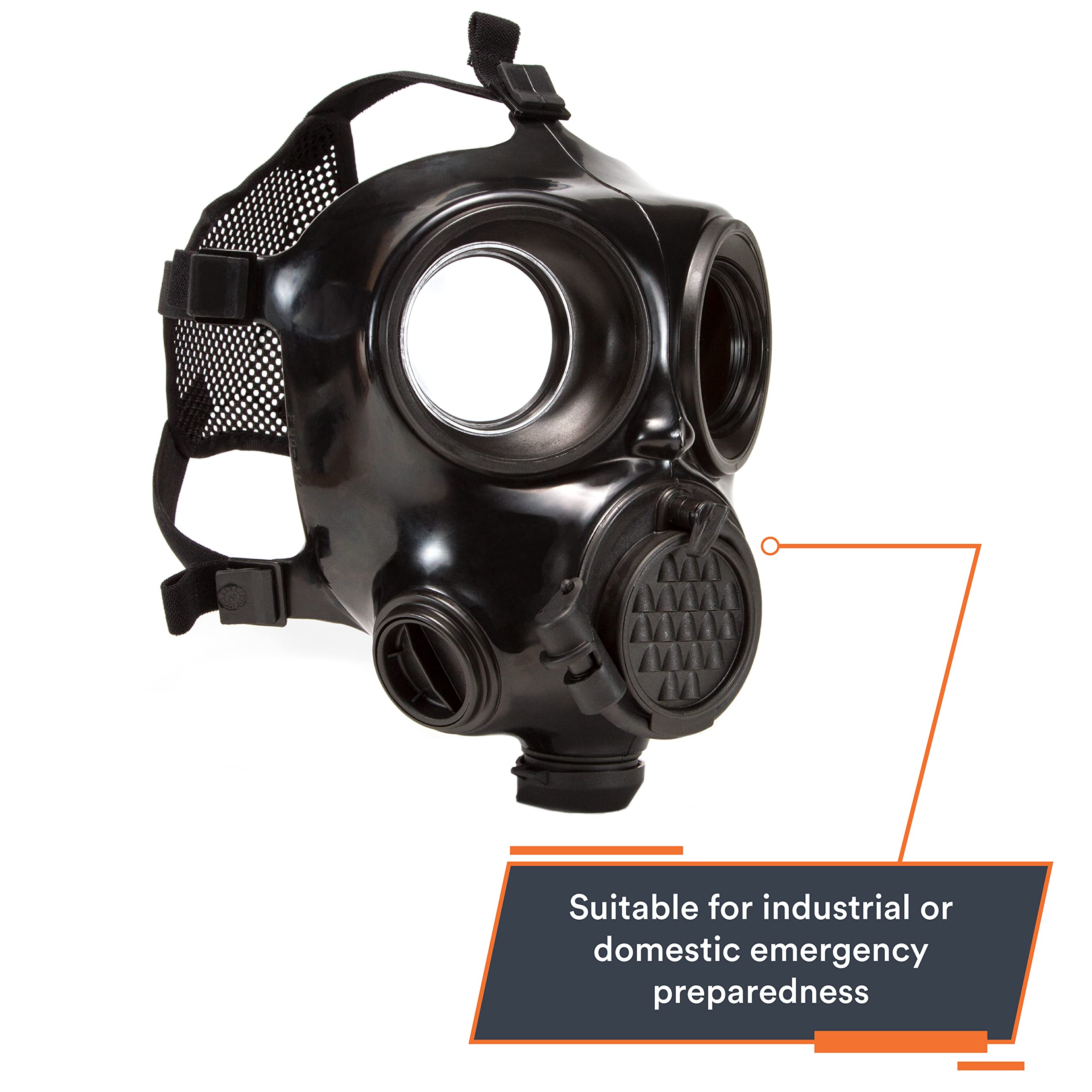 MIRA SAFETY CM-7M Full Face CBRN Gas Mask - Military Grade Chemical & Biological Respirator for NBC Protection - Ideal for Emergency Preparedness, Industrial Safety & Survival Scenarios