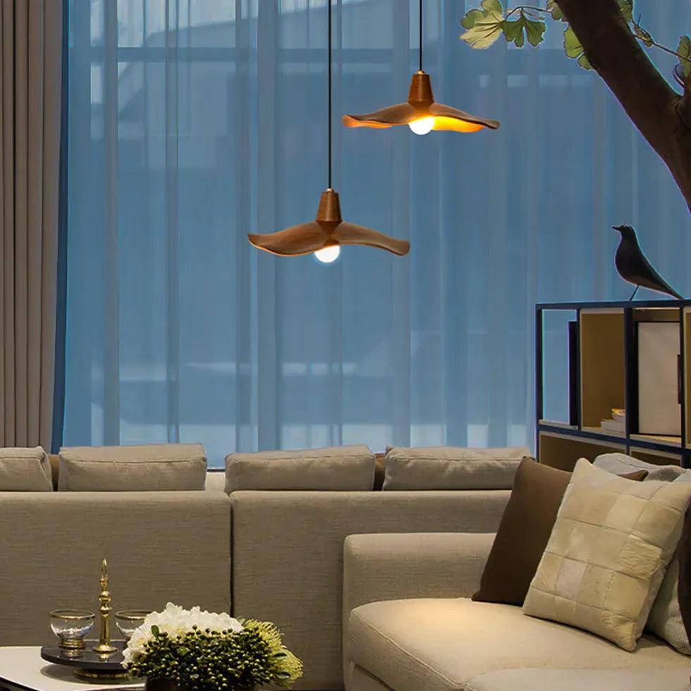 Modern Resin Pendant Light - Unique Lampshade Design for Bedroom, Living Room & Dining Room | Elegant Ceiling Lighting Fixture for Home Decor