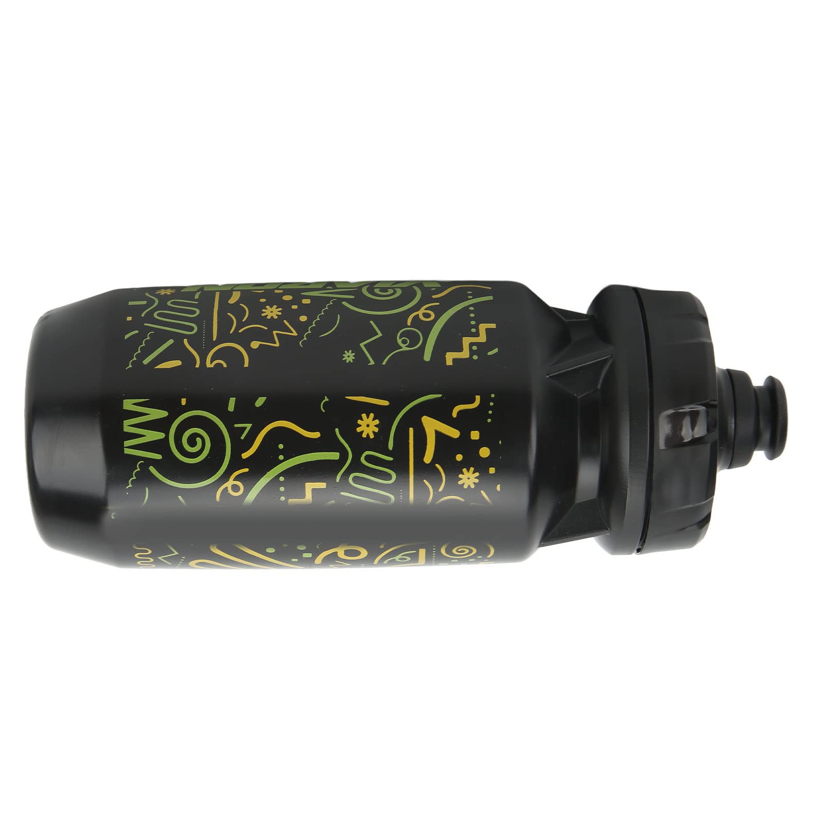 Leakproof Squeezable Bike Sports Water Bottle with Bite Spout - Ideal for Cycling, Camping, and Outdoor Adventures (Black)