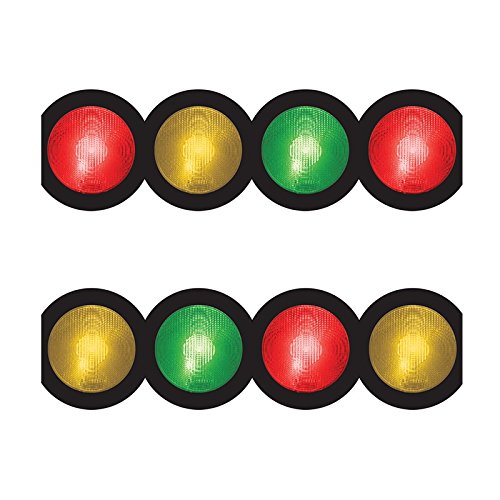 Hygloss Products Stop Lights Bulletin Board (33615) - Classroom Decor, Traffic Light Theme for Behavior Management & Learning Activities
