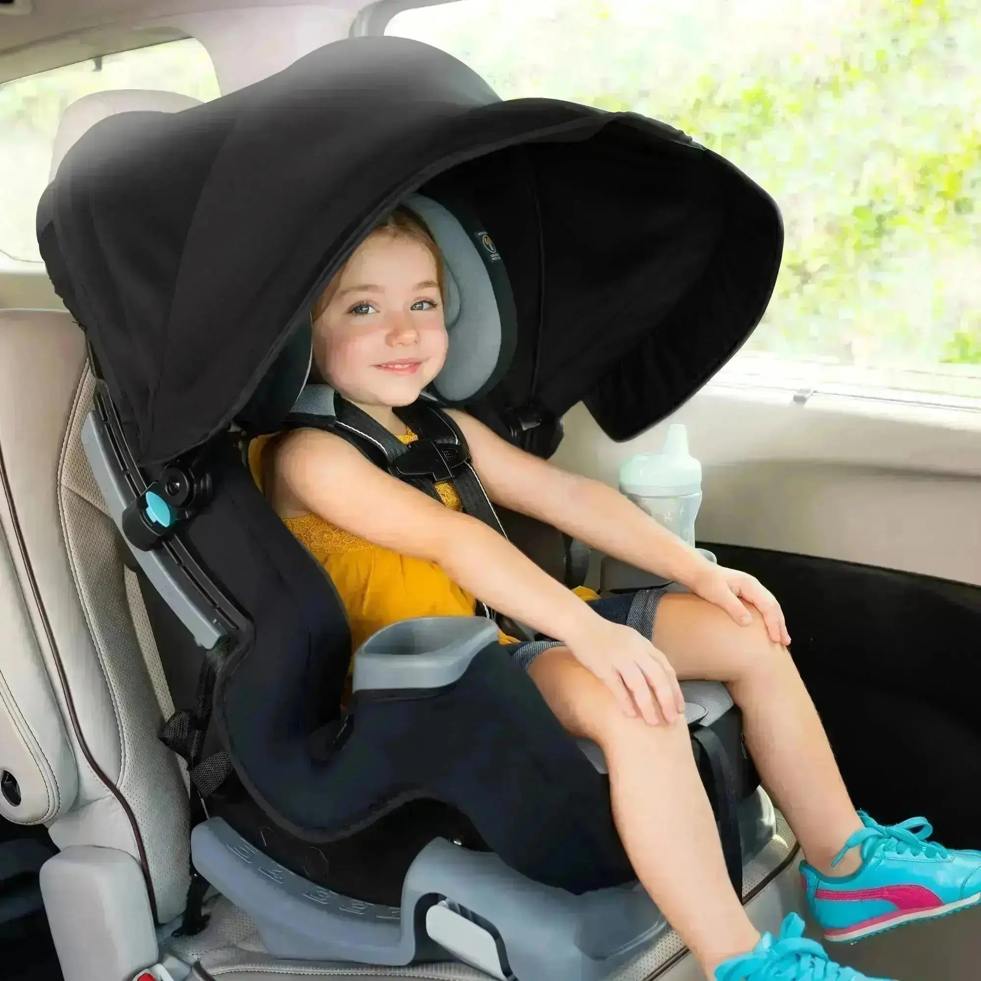 Cover Me™ 4-in-1 Convertible Car Seat for Toddlers & Infants - Desert Blue (Walmart Exclusive) | Safe Rear-Facing & Forward-Facing | Perfect for Travel & Daily Commute