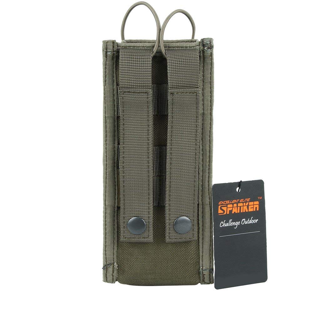 Tactical Nylon Radio Holder Molle Pouch - Durable EDC Organizer Pouch for Walkie Talkie & Gear - Perfect for Hiking, Camping, Military & Outdoor Activities