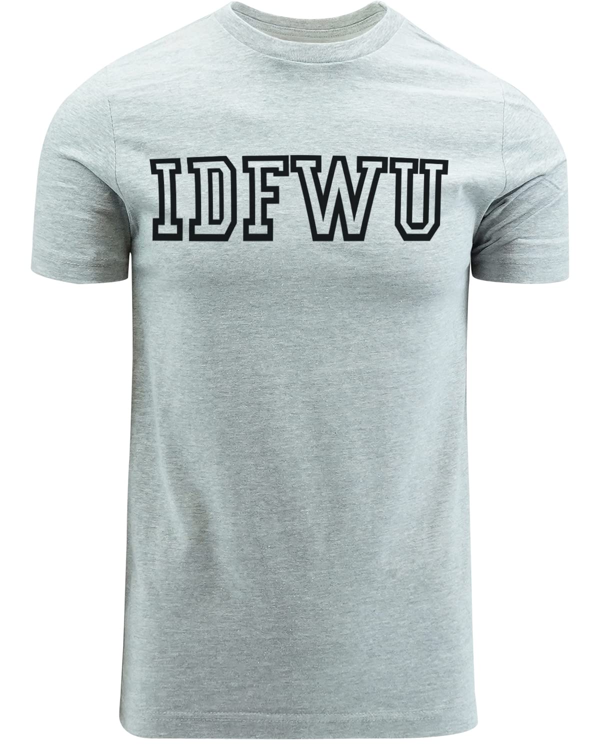 IDFWU Hip Hop Graphic T-Shirt for Men - Cool Attitude & Nonchalant Mindset Tee - Perfect for Streetwear, Concerts, and Casual Outfits