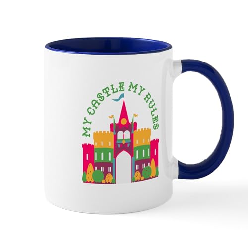 White/Navy Inside - My Castle Mugs