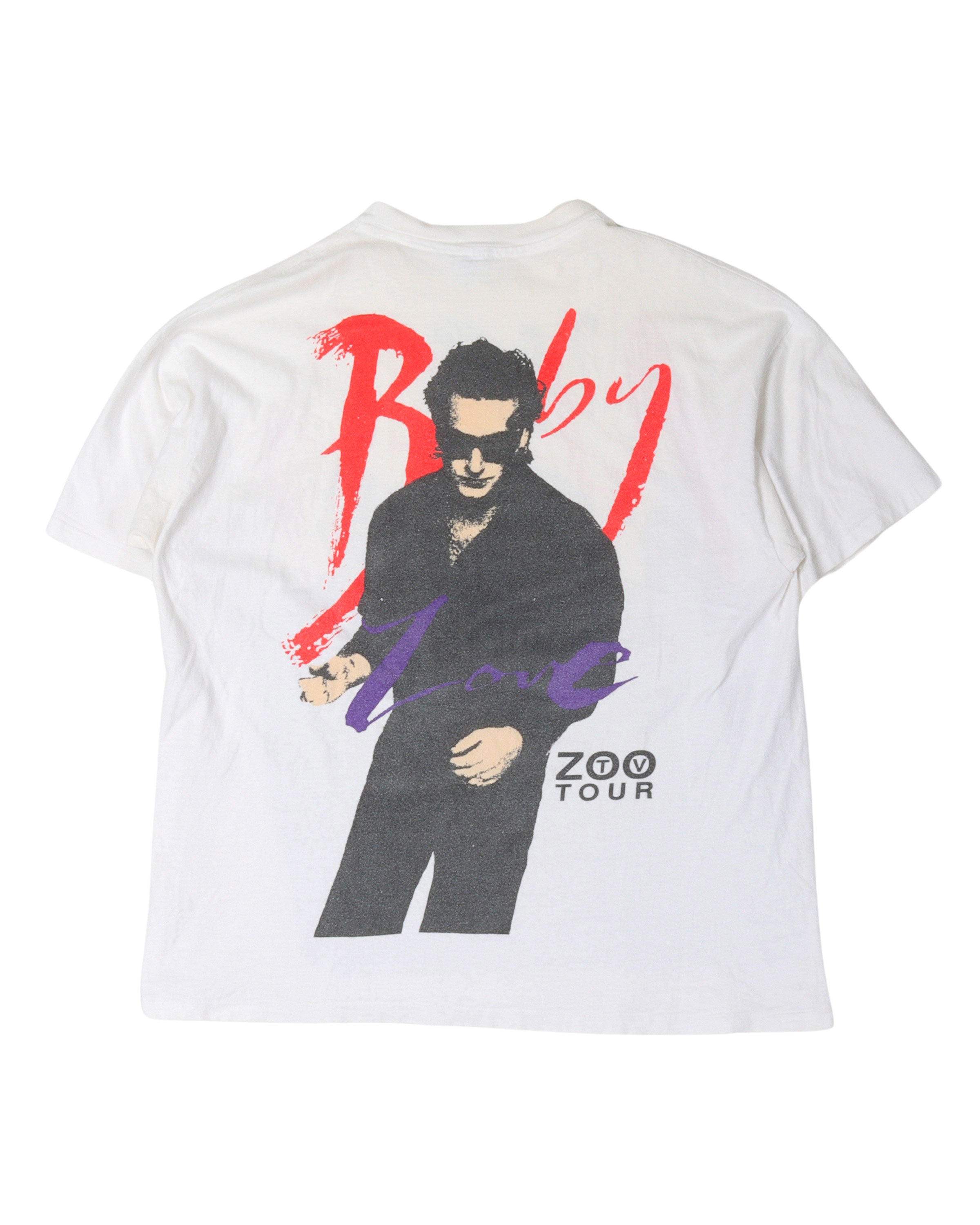 Vintage 1991 U2 Achtung Baby Band T-Shirt - Official Licensed Merchandise for Music Fans & Concert Goers | Perfect for Concerts, Gifts & 90s Retro Fashion