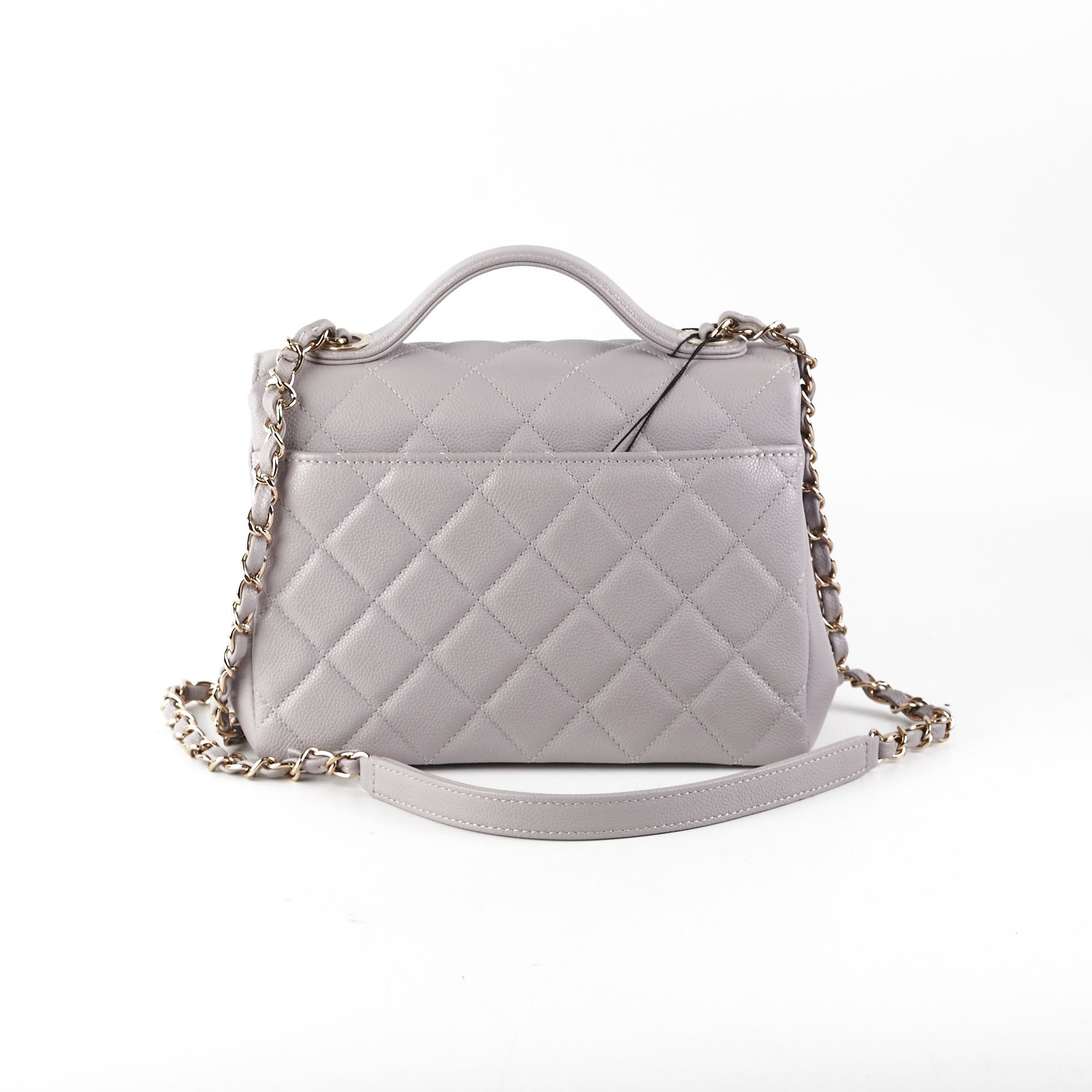 Chanel Small Affinity Caviar Grey Microchip Crossbody Bag 2022 | Luxury Designer Handbag for Women | Perfect for Parties, Dating & Everyday Use