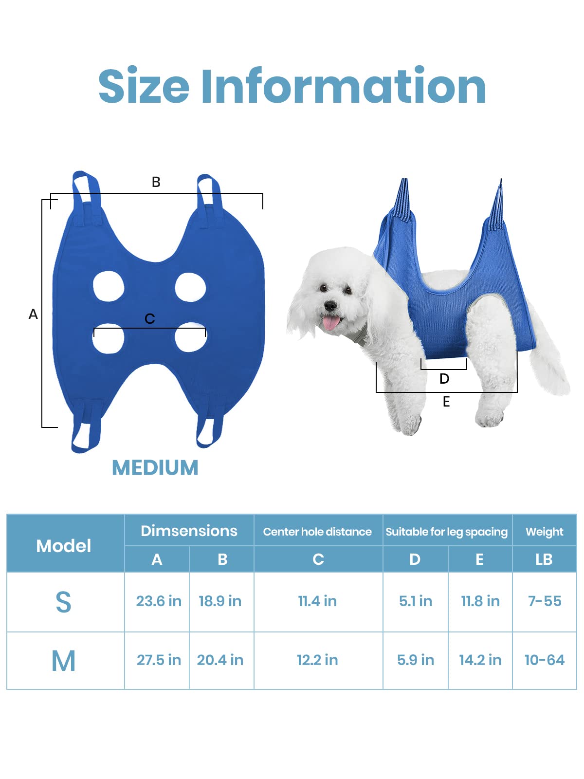 Professional Cordless Dog Clippers for Grooming - Low Noise Pet Hair Trimmer Kit with Grooming Hammock | Perfect for Trimming Around Paws, Eyes, Ears & Face | Ideal for Home Pet Grooming & Professional Use