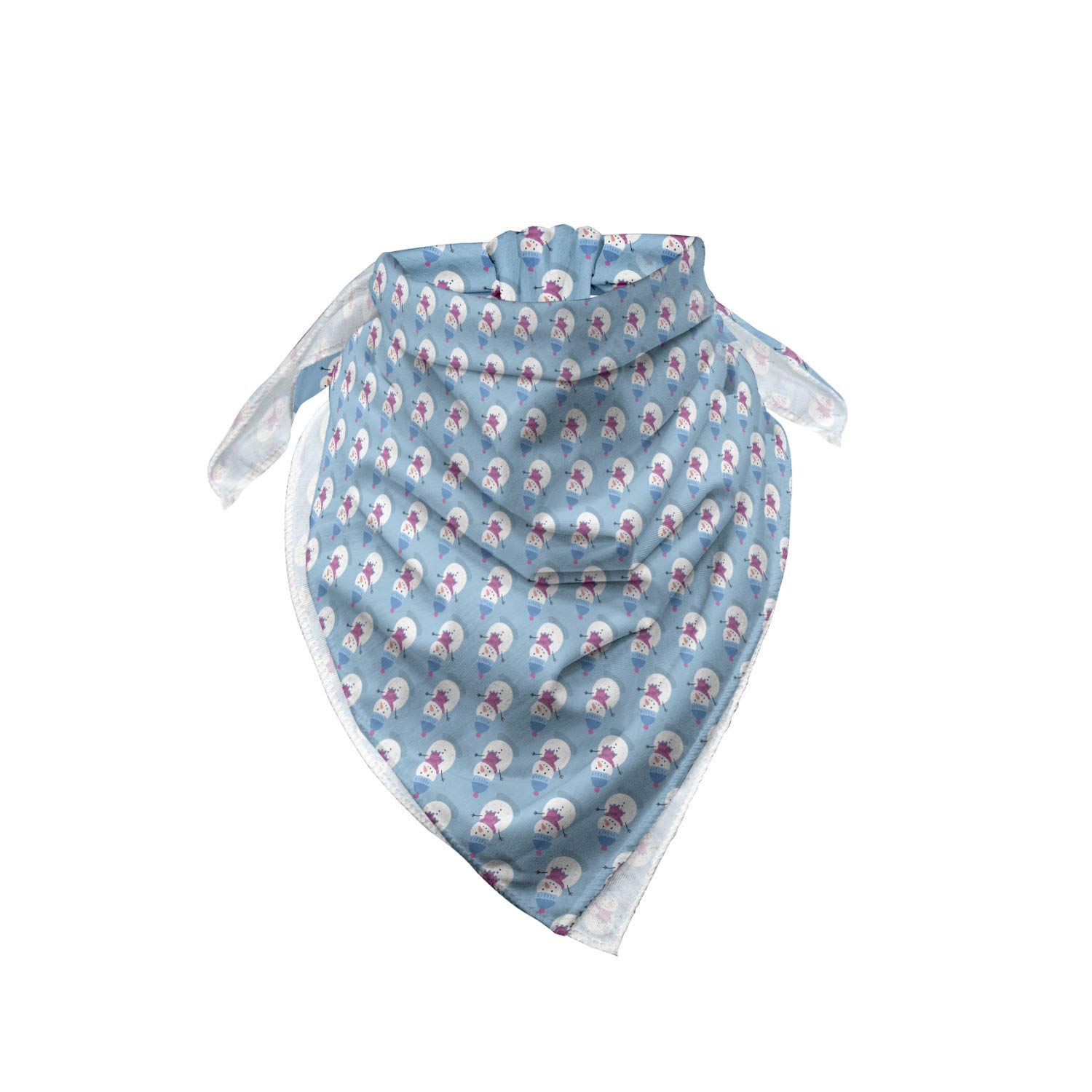 Ambesonne Winter Bandana - Christmas Scarf for Men & Women, Unisex Head Wrap & Neck Tie for Holiday Gifts, Outdoor Activities & Winter Fashion Accessories