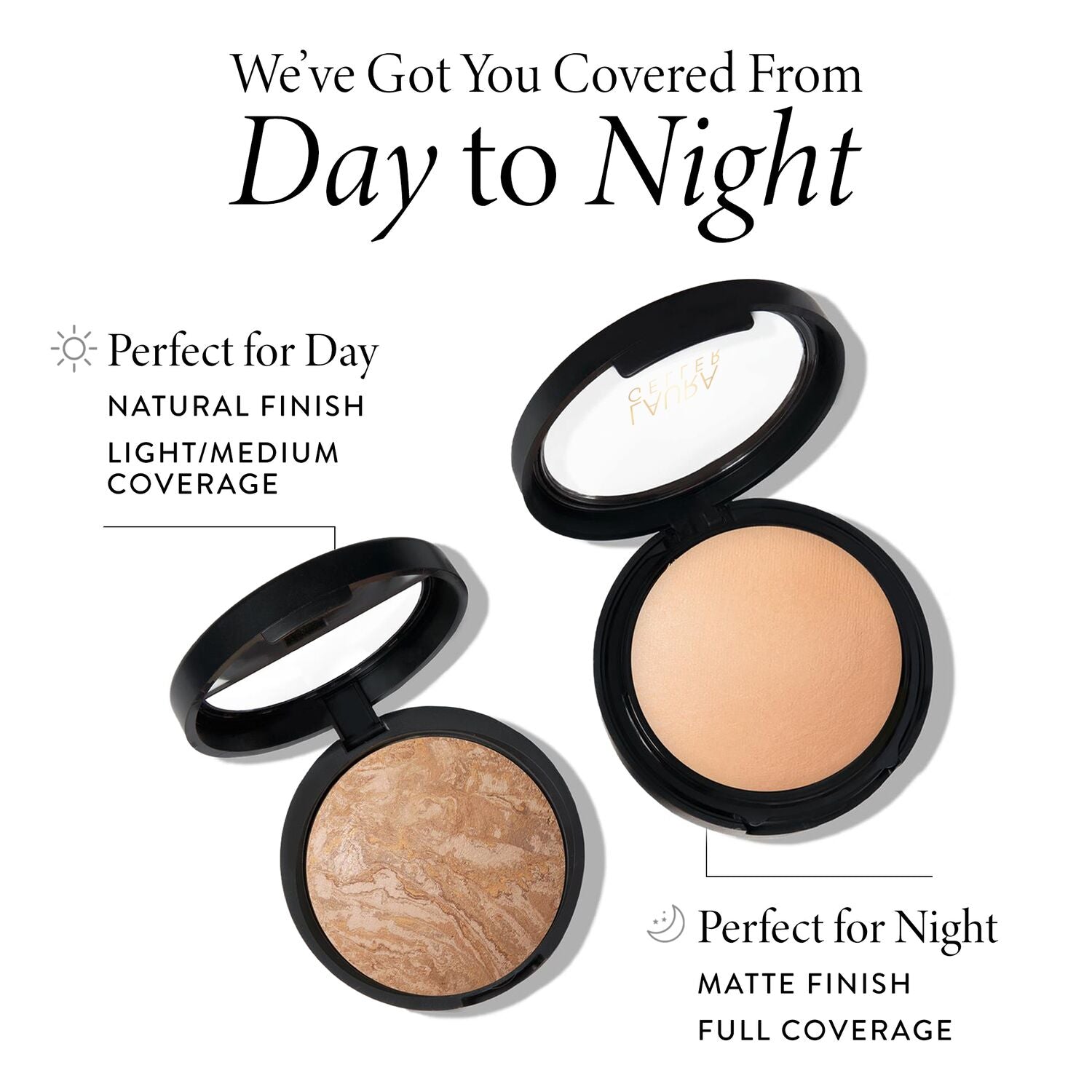 Lightweight Full Coverage Makeup Kit (2 PC) - Perfect for Everyday Wear & Flawless Finish
