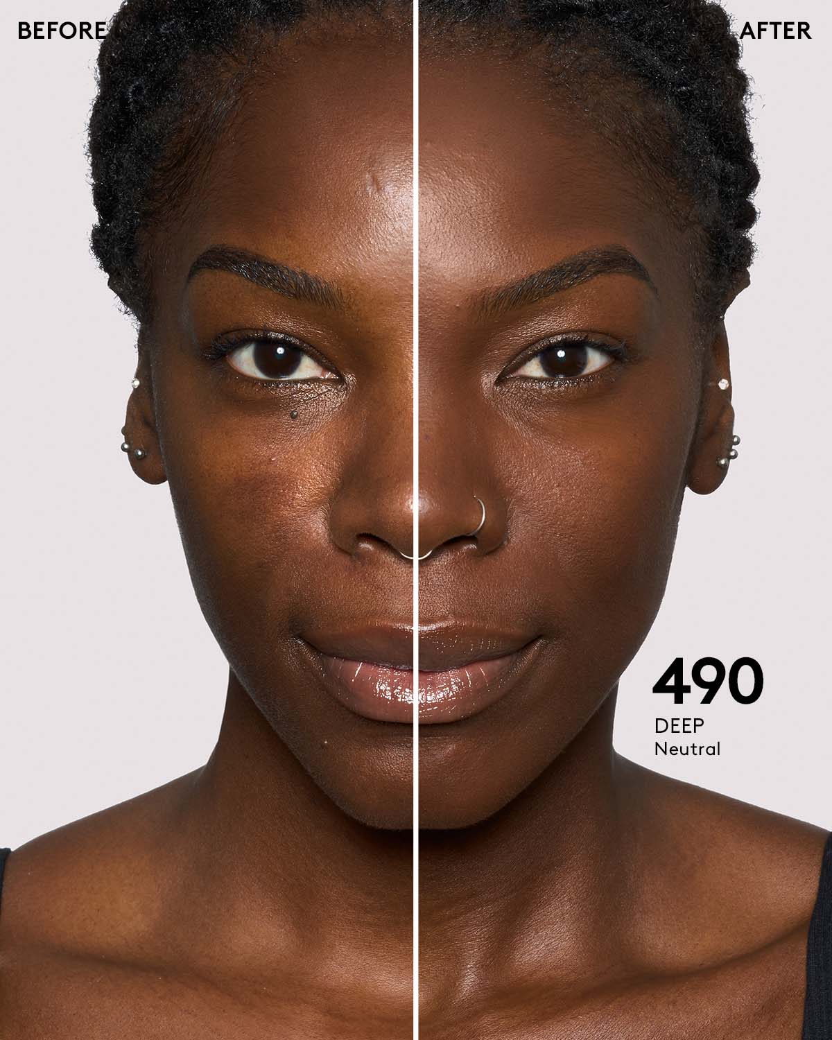 Soft'lit Naturally Luminous Longwear Foundation - 490 | Lightweight Full Coverage Liquid Makeup for Flawless Skin | Perfect for Daily Wear & Special Occasions