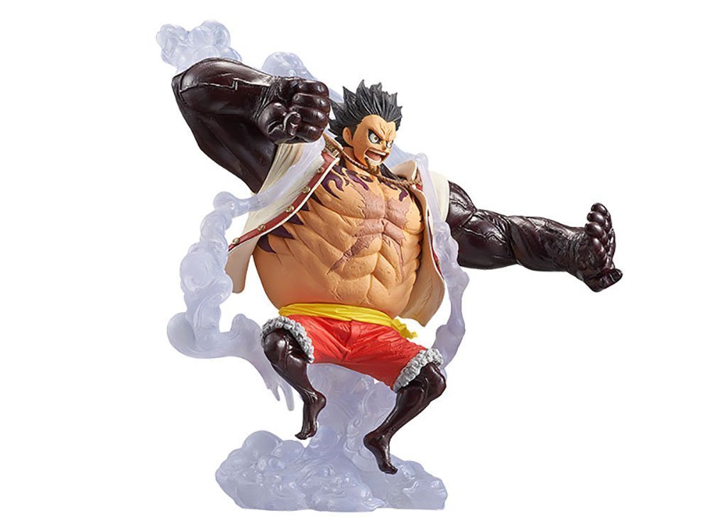 Banpresto One Piece King of Artist The Bound Man Action Figure - Luffy Collectible Toy for Anime Fans, Perfect for Display & Gift Giving - Anime Room Decor, Office Desk Display, Manga Collection Showcase