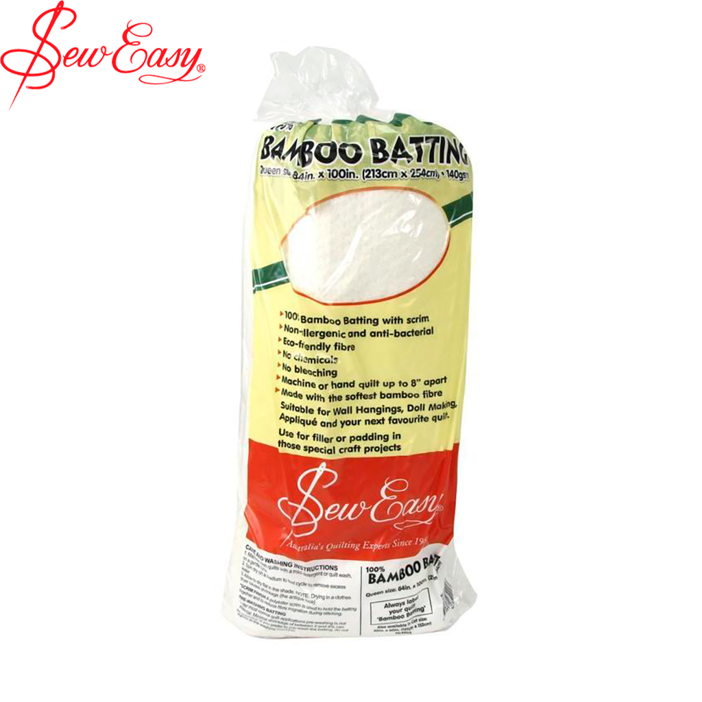 100% Natural Bamboo Batting - Queen Size 84x100 Inches - Eco-Friendly Mattress Topper for Comfortable Sleep & Allergies Relief