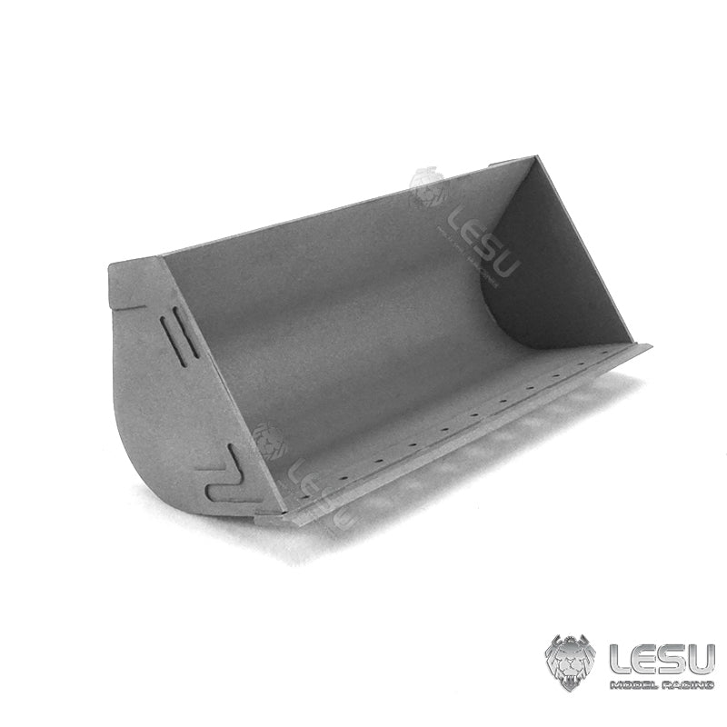 Customized LESU 1:14 Scale RC Hydraulic Aoue LT5 Tracked Skid Steer Loader - Metal RTR Model with Fork, Bucket, Sieve Bucket, Gripper Clamp & Trailer Upgrade Parts - Perfect for Construction Simulation, RC Hobbyists & Collectors