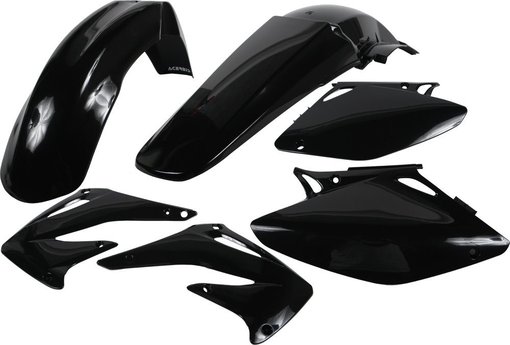 Acerbis Black Plastic Kit 2070960001 - Durable Motorcycle Body Replacement for Off-Road & Adventure Riding
