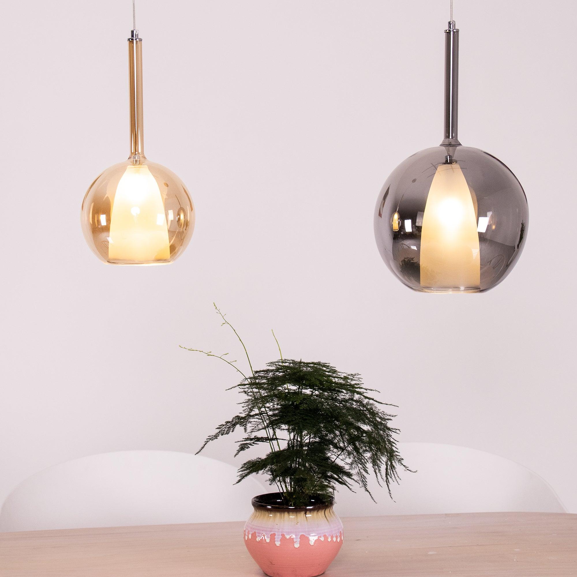 Modern Glo Pendant Light - Elegant Hanging Fixture for Kitchen Island, Dining Room & Bedroom - Dimmable LED Chandelier with Adjustable Height - Perfect for Home Decor & Interior Lighting