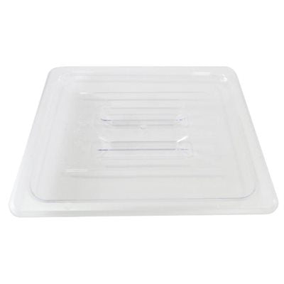 Nella 1/2 Size Clear Food Pan Cover - Durable Plastic Lid for Commercial Kitchen, Buffet Serving & Food Storage