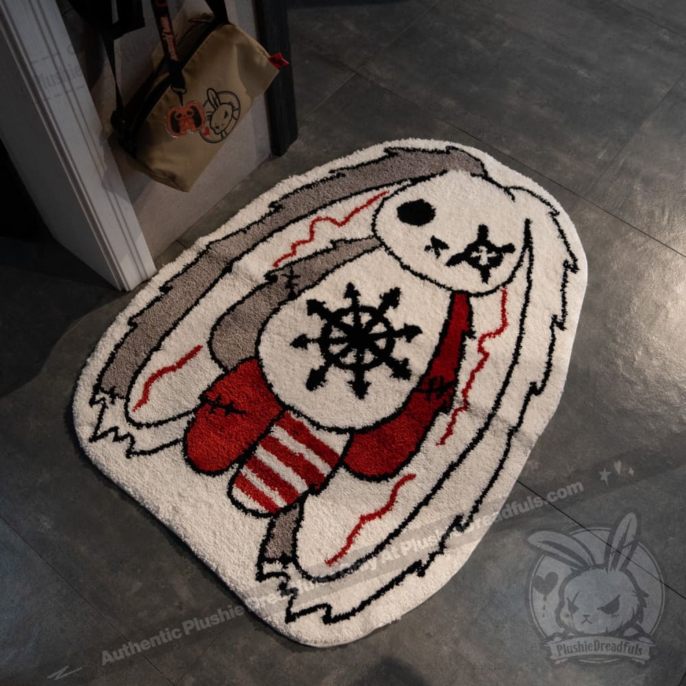 ADHD Rabbit Rug - Soft Plush Floor Mat for Kids Room, Playroom & Nursery - Perfect for Sensory Play, Relaxation & Decor