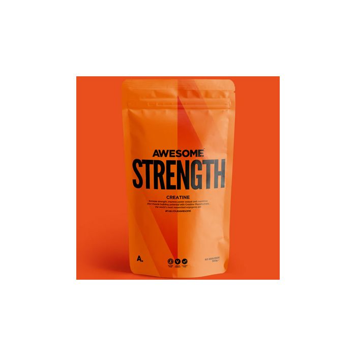 Awesome Supplements Strength 300g | Premium Creatine Powder for Muscle Growth, Gym & Sports Performance - Ideal for Pre/Post Workout & Athletic Training