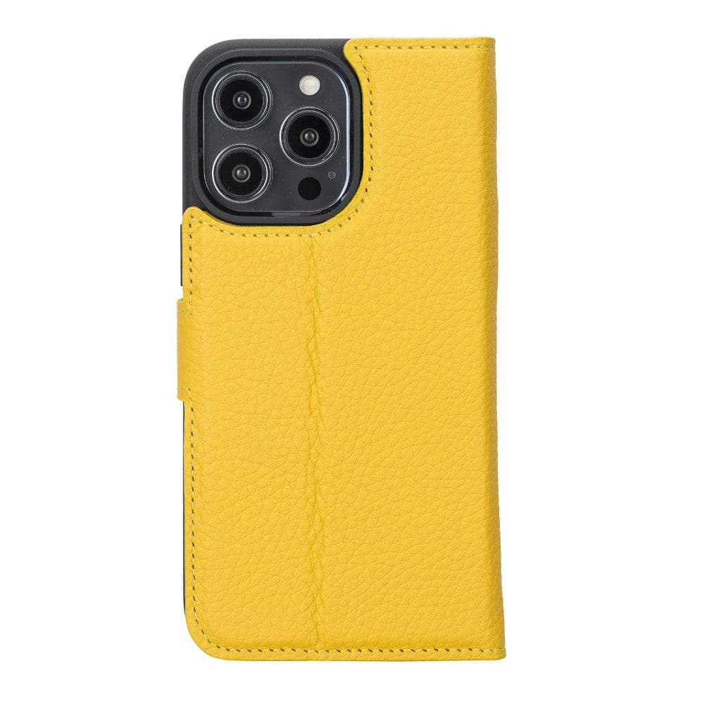 Premium Detachable Leather Wallet Case for iPhone 12 Series - Slim Protective Phone Cover with Card Holder Slots | Perfect for Everyday Use, Travel & Business Meetings