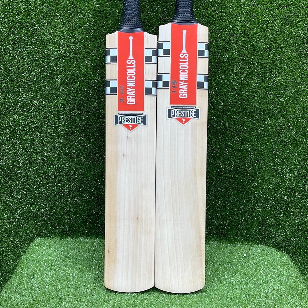 Gray Nicolls Prestige Junior/Youth English Willow Cricket Bat - Lightweight & Durable for Youth Cricket Training & Matches