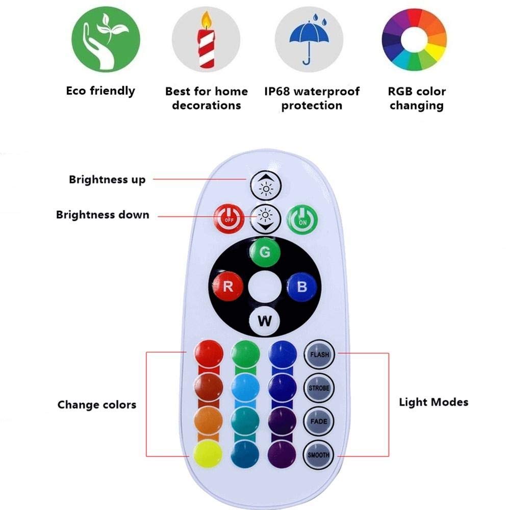 16-Inch LED Floating Pool Lights Battery Operated - Waterproof Decorative Lights for Pools, Weddings, Parties & Outdoor Decor | Perfect for Night Swimming, Garden Parties, Backyard Events