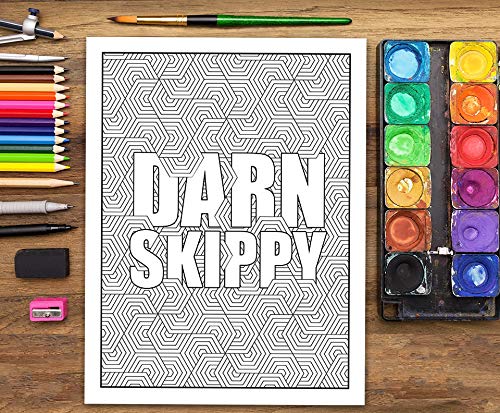 Dad Life Adult Coloring Book for Men - Clean Dad Swears & Old Coot-isms | Stress Relief & Creative Fun for Fathers, Gifts for Dad, Relaxation Activity