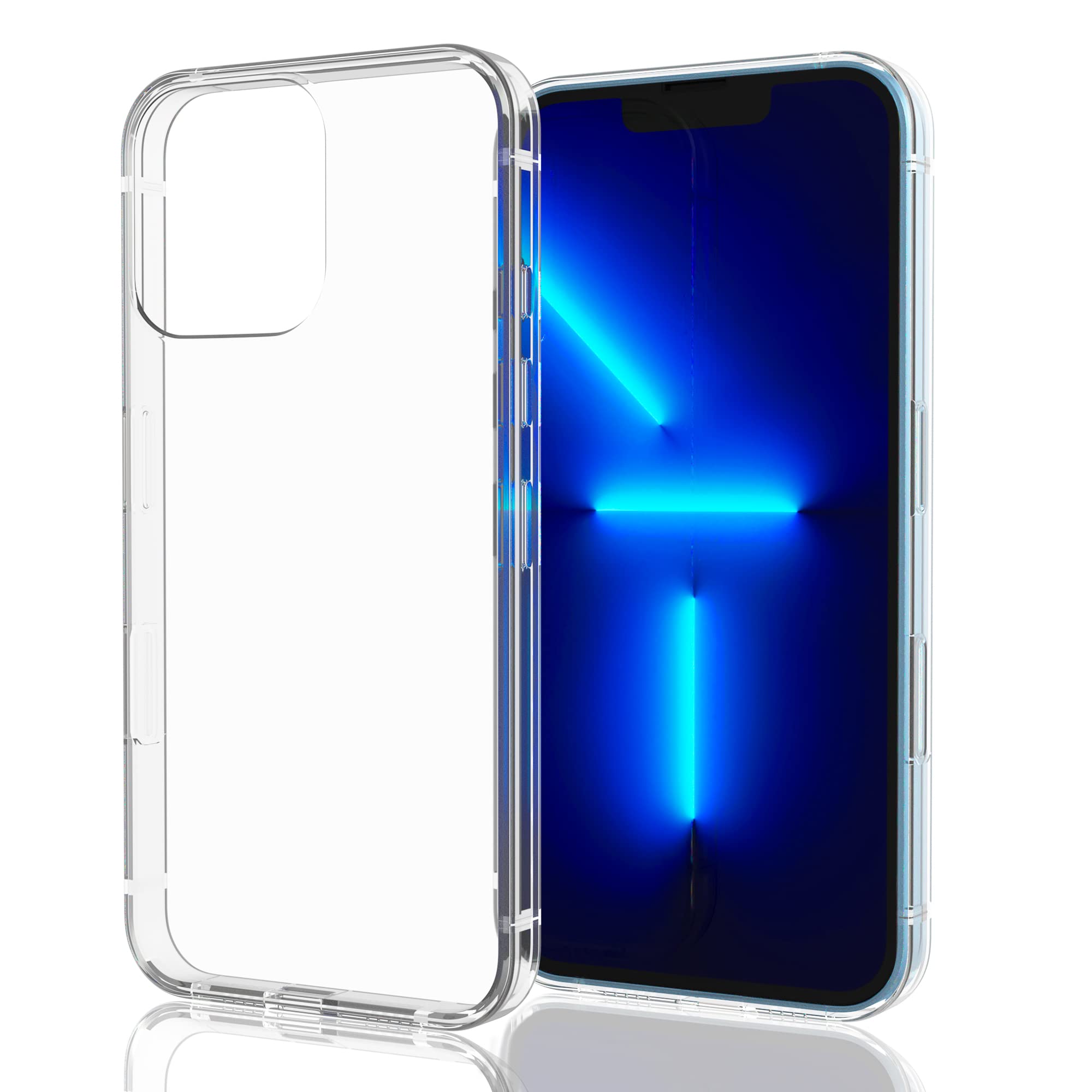 Shockproof & Slim iPhone 13 Pro Case (6.1 Inch) - Clear Defender Phone Cover with Drop Protection & Anti-Scratch Design | Perfect for Outdoor Activities, Work & Daily Use