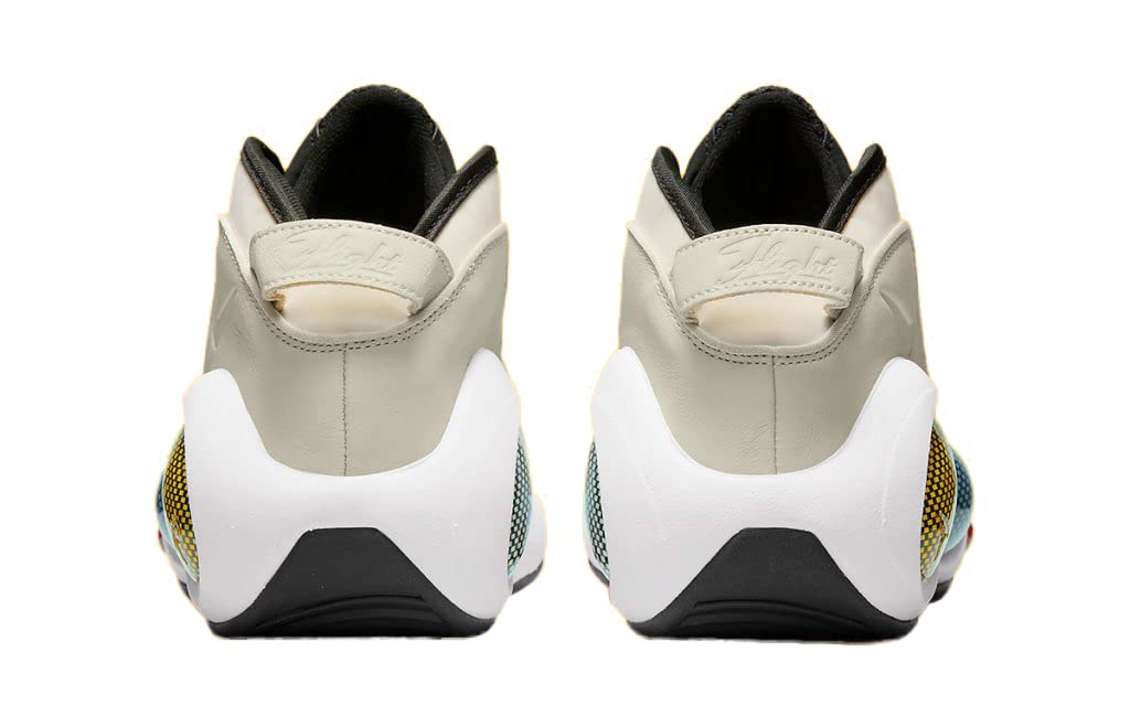Nike Men's Air Zoom Flight 95 Basketball Shoes - Light Orewood Brown/Blue Cobalt - Size 10.5 | Retro Sneakers for Casual Wear, Street Style & Court Performance