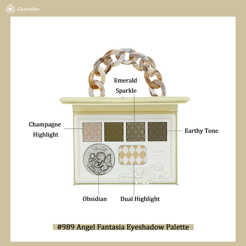 Cheerflor Serenade of Angels Eyeshadow Palette - 18 Highly Pigmented Matte & Shimmer Shades, Vegan & Cruelty-Free Makeup Kit for Professional & Everyday Looks | Perfect for Parties, Weddings & Special Occasions
