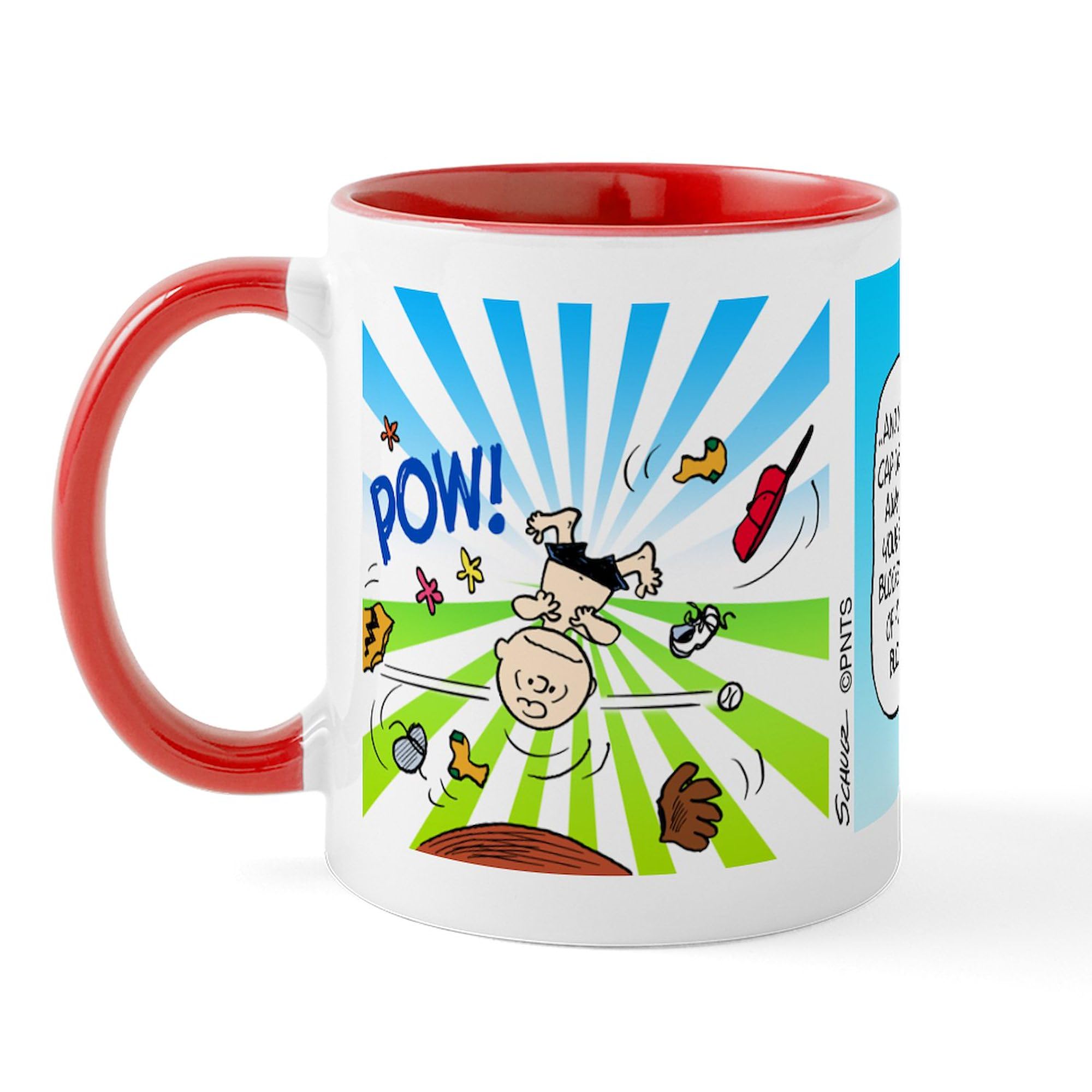 POW! 11 oz (325 ml) Ceramic Coffee Mug - Funny Novelty Gift for Superhero Fans | Perfect for Office, Home & Comic Book Lovers