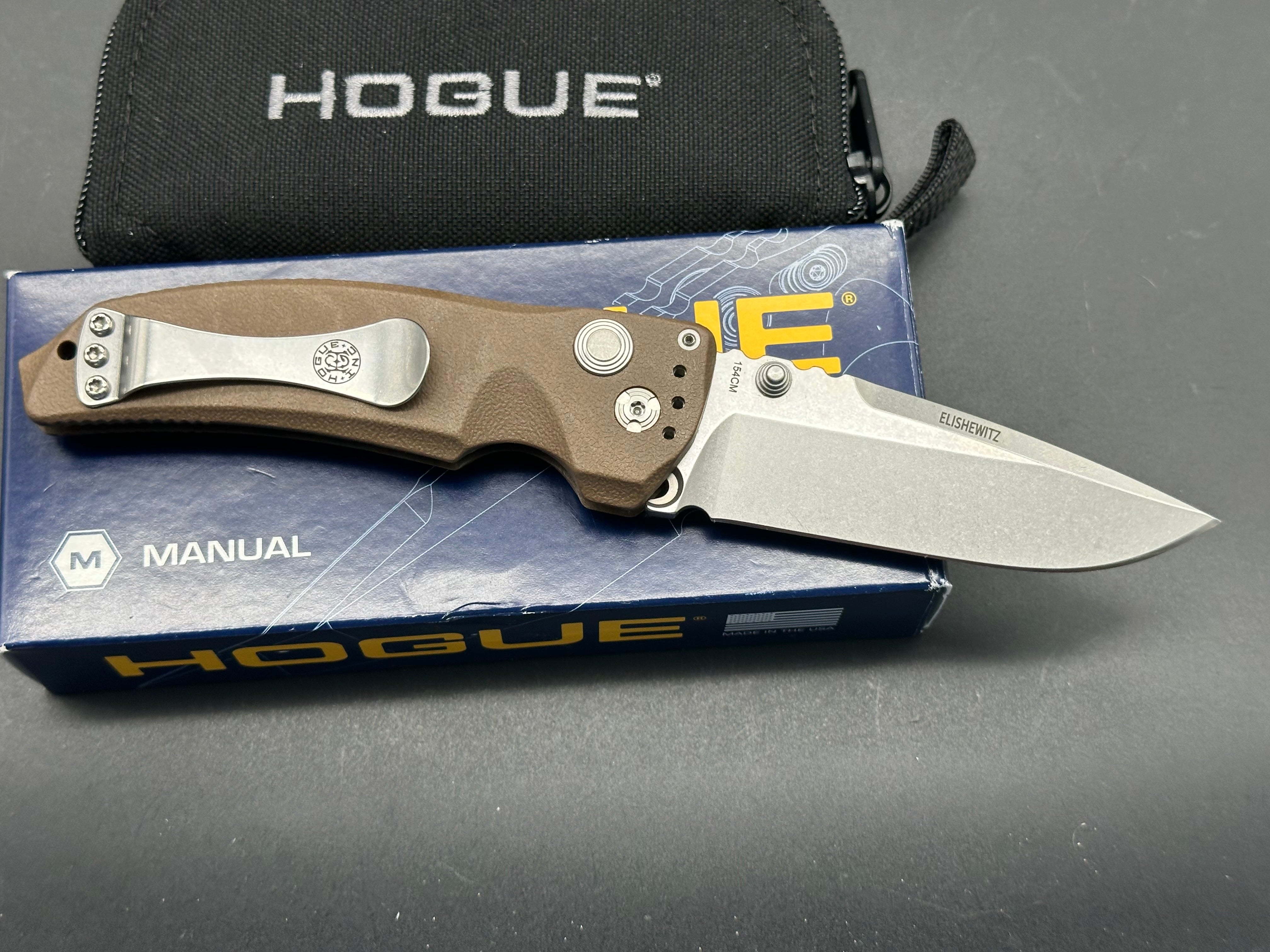 Hogue EX-A03 Elishewitz Manual Folding Knife - 3.5