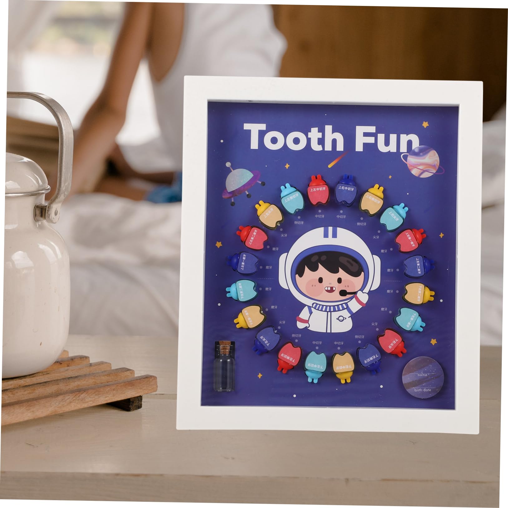 iFundom Kids Tooth Keepsake Box - Durable Plastic Tooth Organizer for Baby Teeth Storage | Perfect for First Lost Tooth, Tooth Fairy Gifts & Childhood Memories