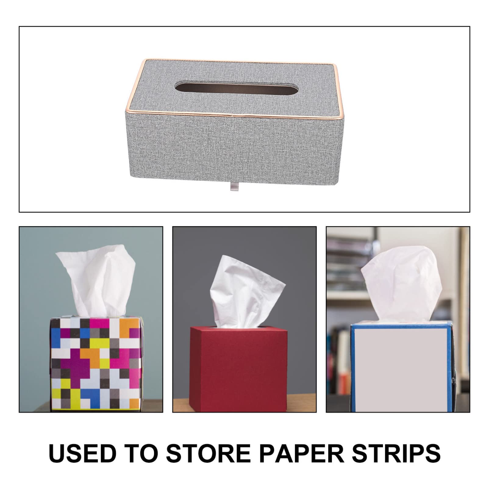 Premium Paper Towel Holder & Tissue Box Organizer - Sturdy Storage Container for Napkins, Tissues & Paper Rolls - Perfect for Kitchen, Bathroom & Office Organization
