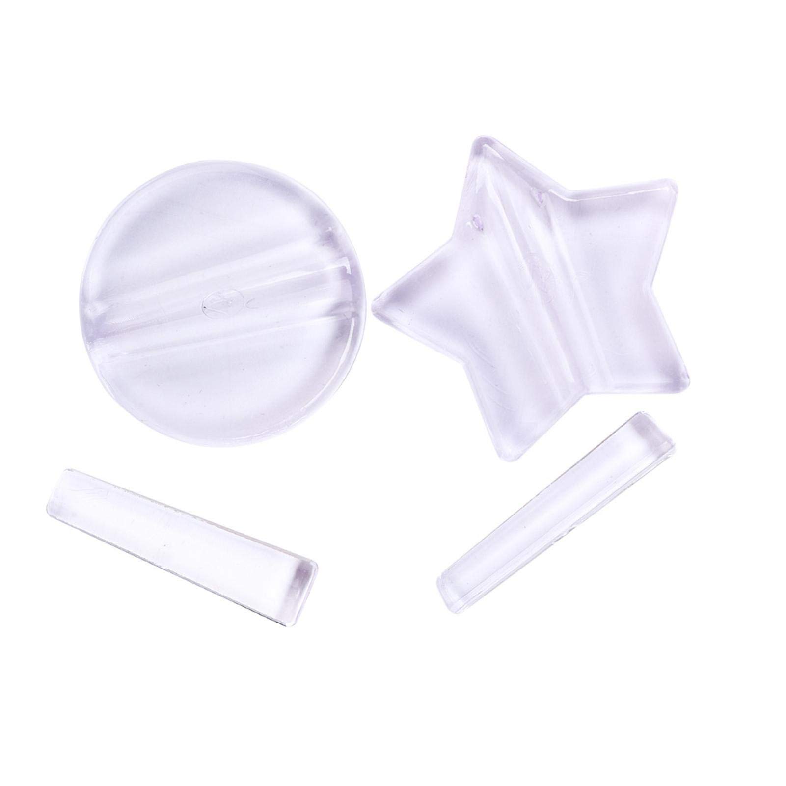 2PCS Professional Metal Nail Art Stencil Templates - Embossed Nail Design Molds for DIY Manicure, Nail Art Accessories Kit for Salon & Home Use - Perfect for Gel, Acrylic & Press-On Nails