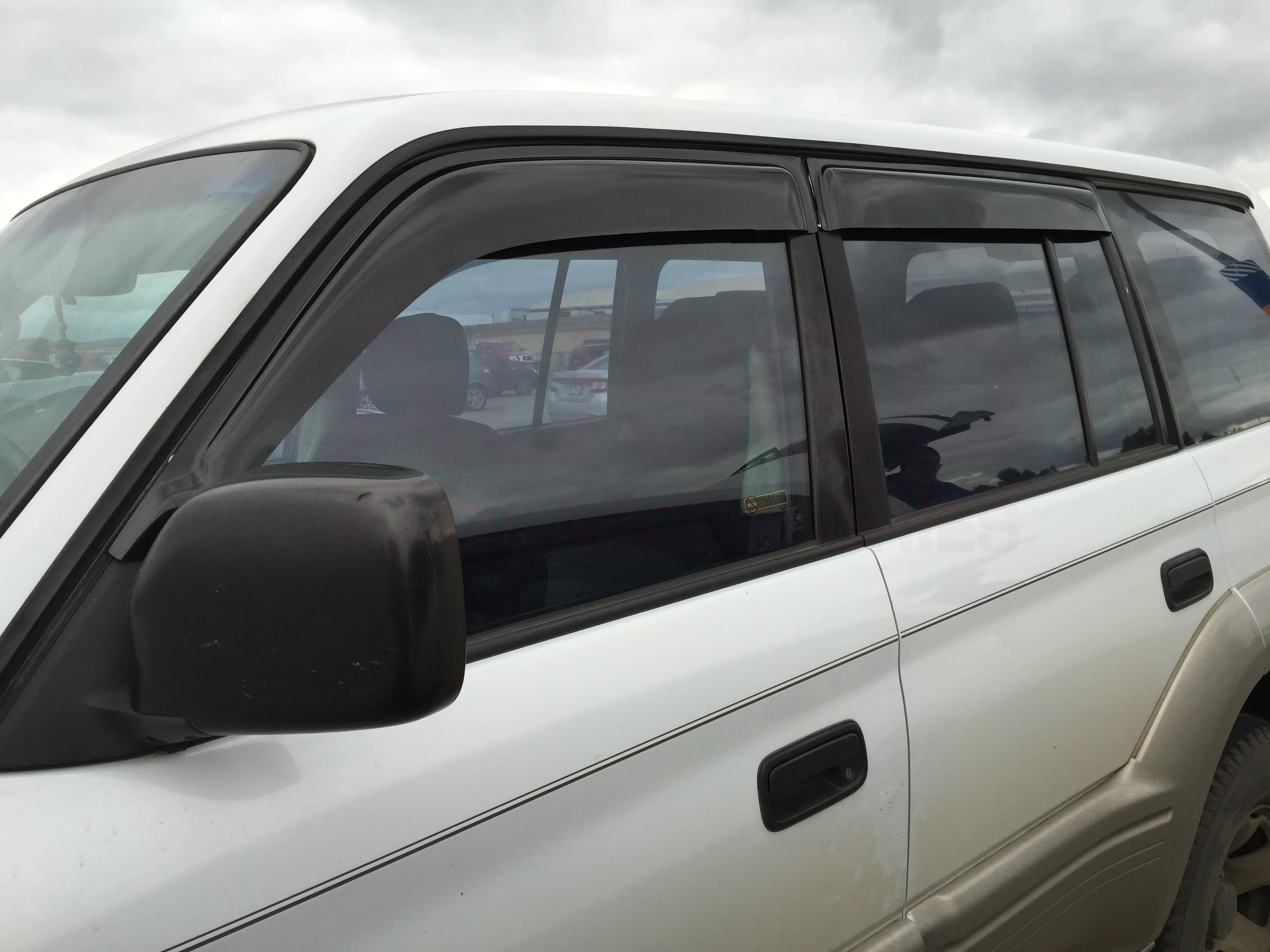 Weather Shields for Toyota Landcruiser Prado 90 95 Series (1996-2002) - Durable Rain Guards & Window Deflectors for All-Weather Protection & Off-Road Adventures