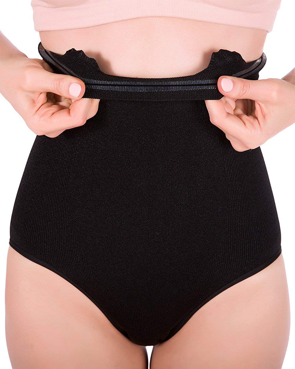 DREAM SLIM Women's High-Waist Seamless Body Shaper Briefs - Firm Tummy Control Slimming Shapewear Panties Girdle Underwear for Everyday Wear, Special Occasions & Postpartum Recovery
