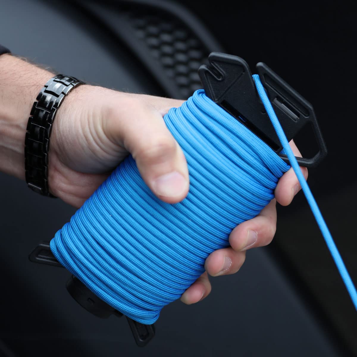 Atwood Rope 550 Paracord 100ft - 7-Strand Nylon Survival Rope for Camping, Hiking & DIY Crafts