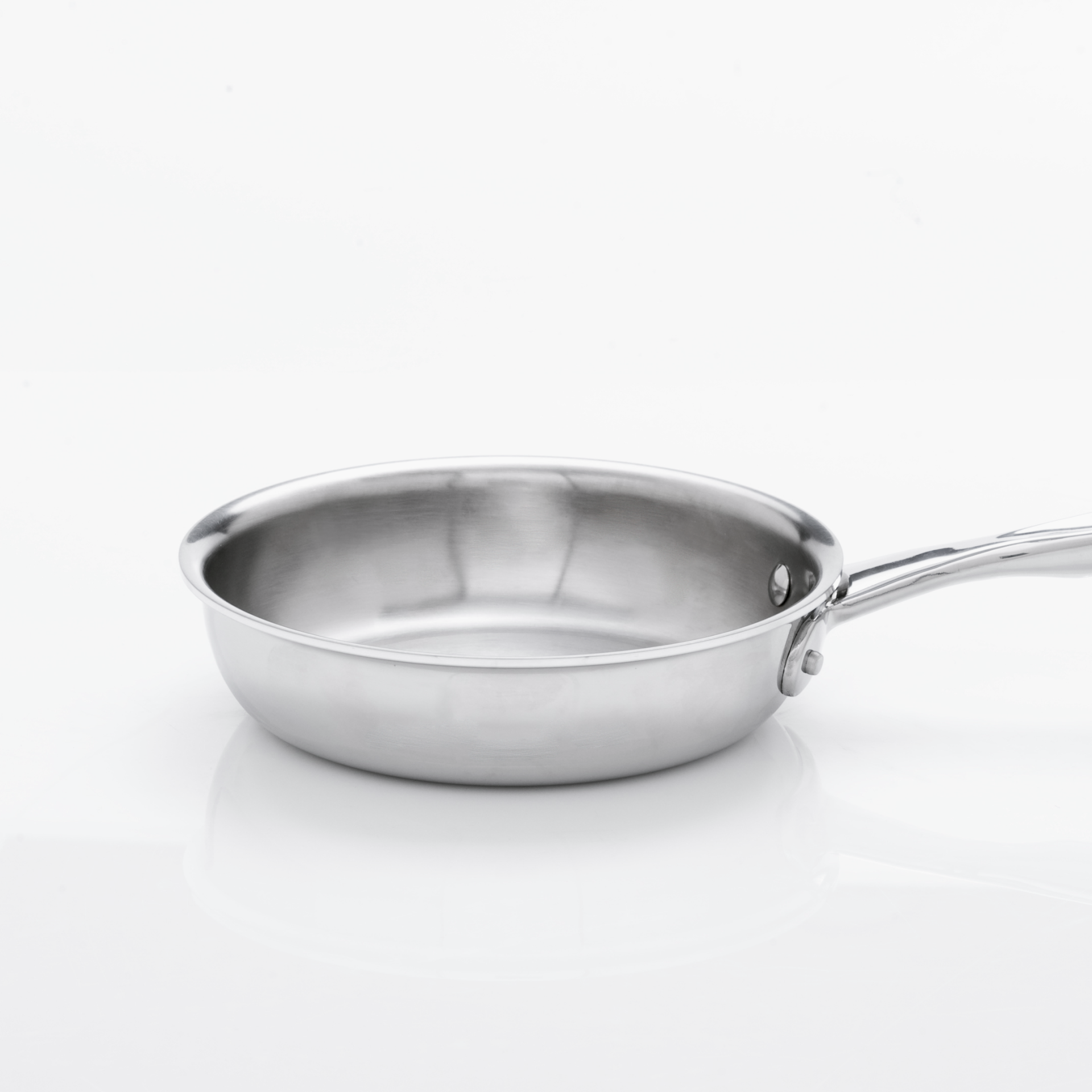 7 Inch Stainless Steel Fry Pan - Nonstick Skillet for Cooking, Frying & Sautéing - Perfect for Eggs, Pancakes & Stir Fry - Oven & Dishwasher Safe