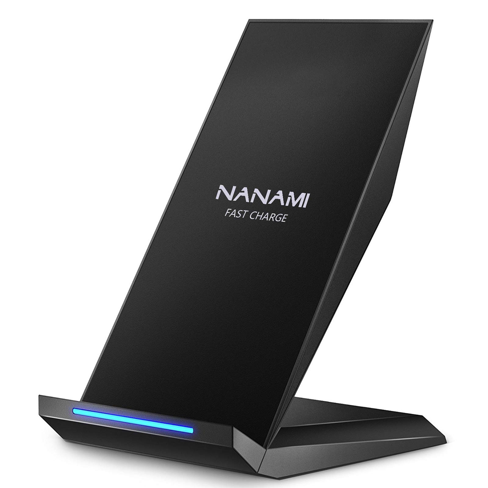 15W Max Qi Fast Wireless Charging Stand with LED Indicator - Compatible with iPhone 16/15/14/13/12/11 Pro Max/XS/8 Plus, Samsung Galaxy S25/S24/S23/S22 Ultra/S21/S20 FE/S10/S8 & Pixel 6/5 | Perfect for Home, Office & Travel Charging