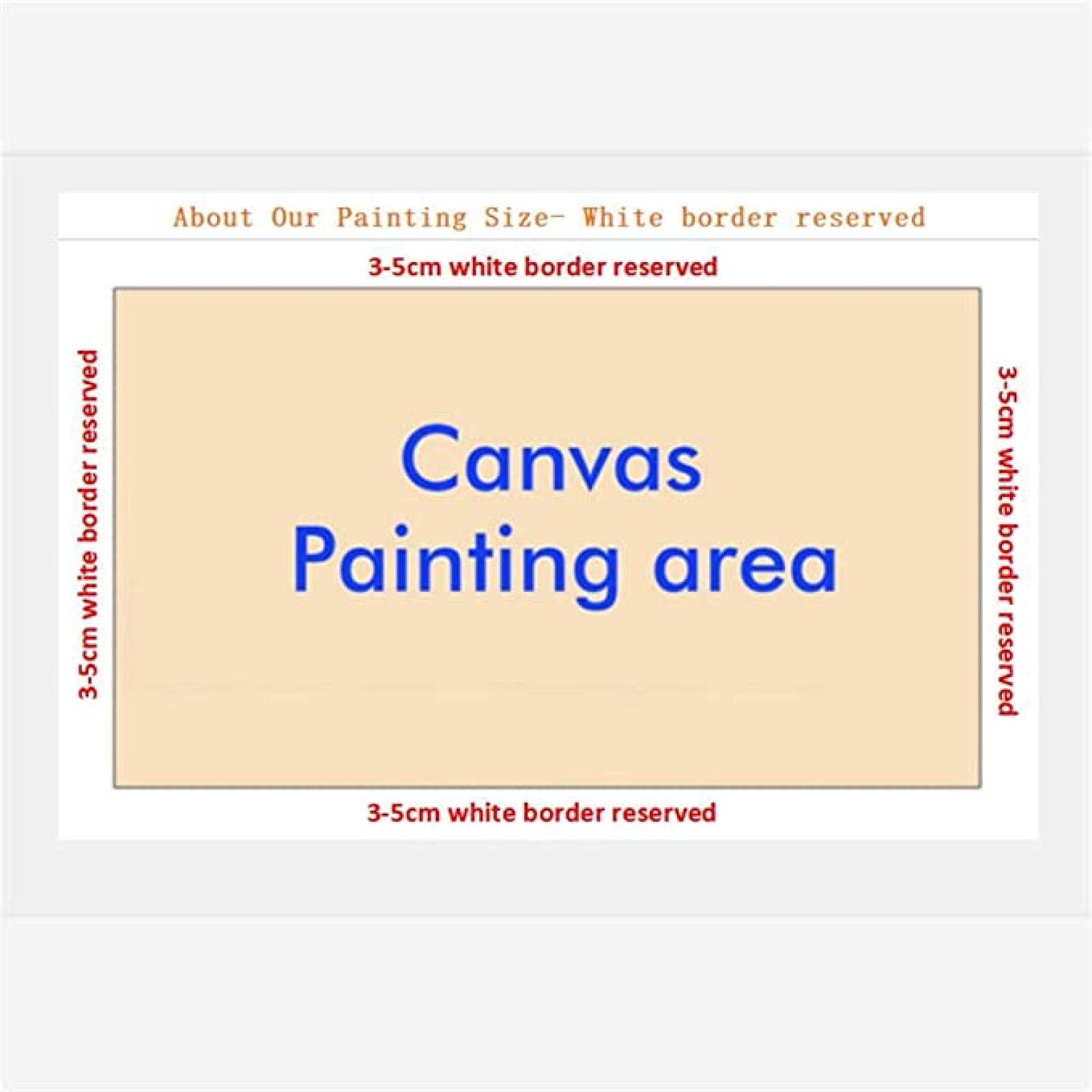 Abstract Graffiti Art Canvas Painting - Monkey with Headphones Wall Decor Poster Print (85x120cm Frameless) for Living Room, Bedroom & Office